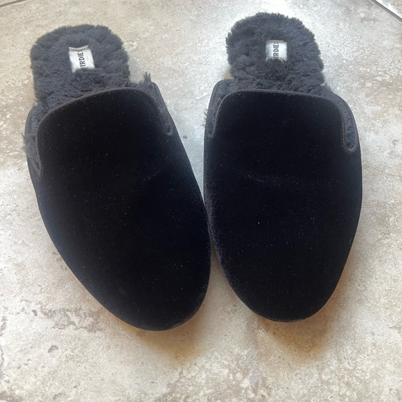 Birdies The Phoebe velvet mule slipper - Picture 3 of 6